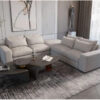 Karnak Overstuffed 5 Seater Sectional Sofa – White