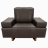 Uffis Wood One Seater Sofa