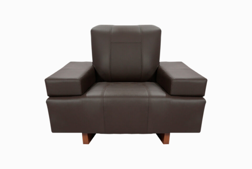 Uffis Wood One Seater Sofa