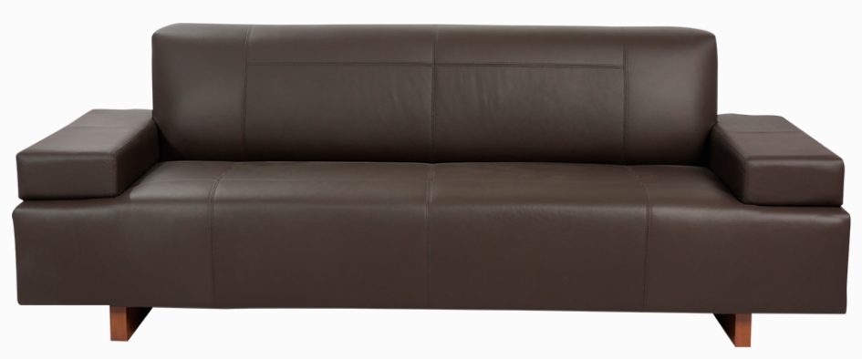 Uffis Wood Three Seater Sofa