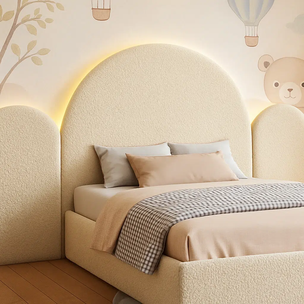 Bouclé Bloom Bed for Kids