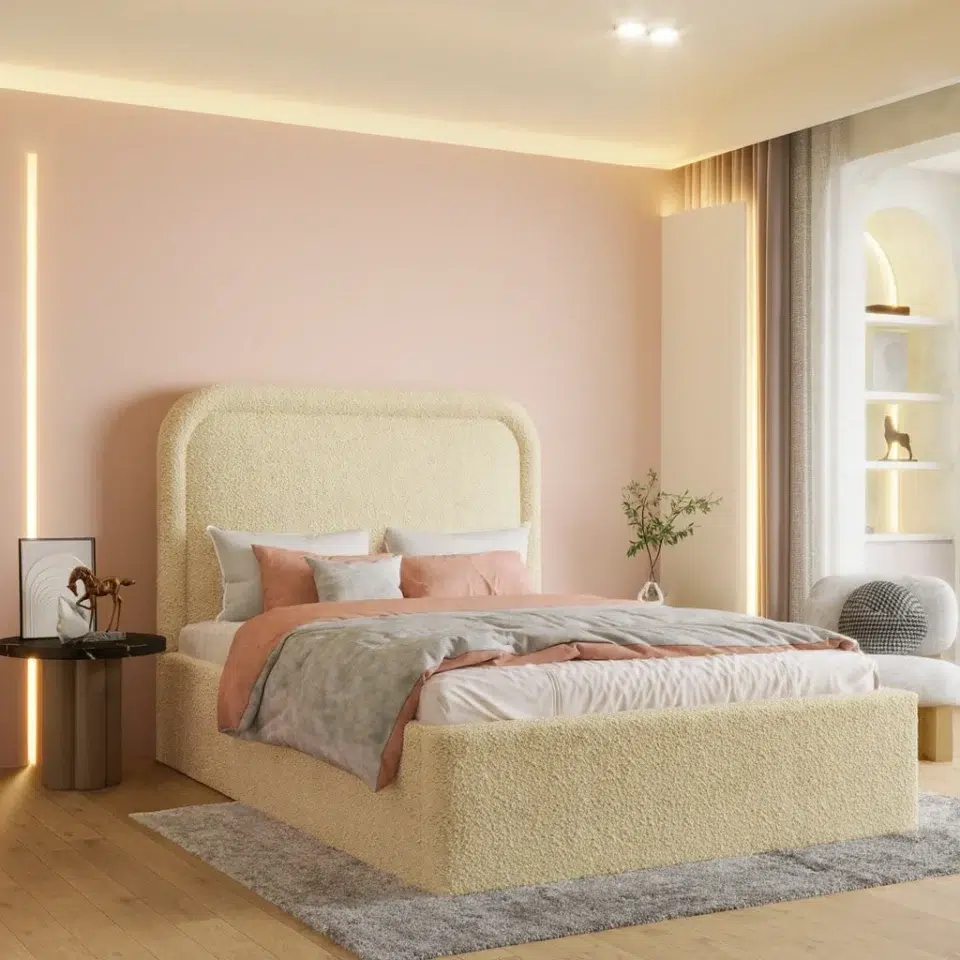 Bouclé Haven Kids Bed