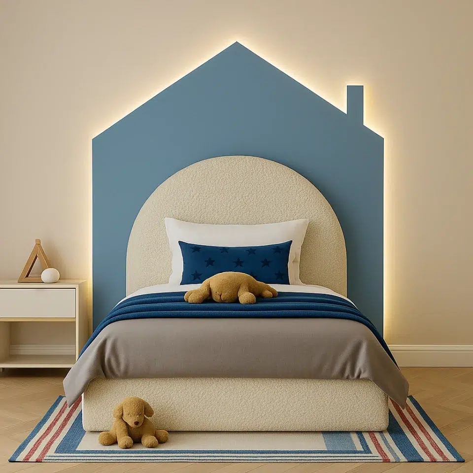 Cloud Bouclé Bed Frame