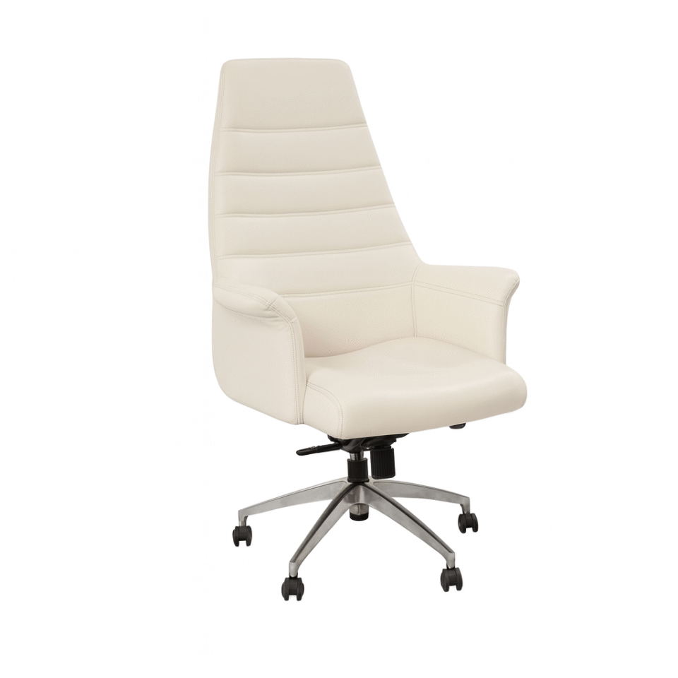 Corale High Back Leather Chair