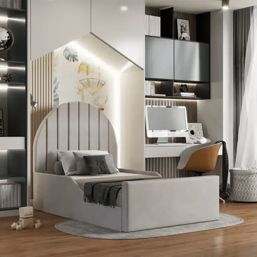 Serene Curved Dream Bed
