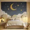 Heavenly Clouds Children’s Bed with Wall Panels