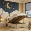 Heavenly Clouds Children’s Bed with Wall Panels