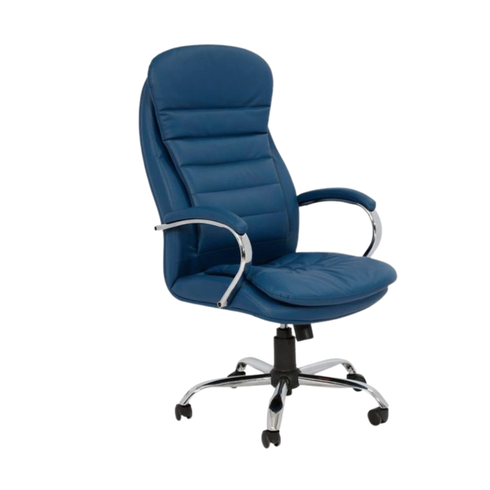 Tangu High Back Leather Chair