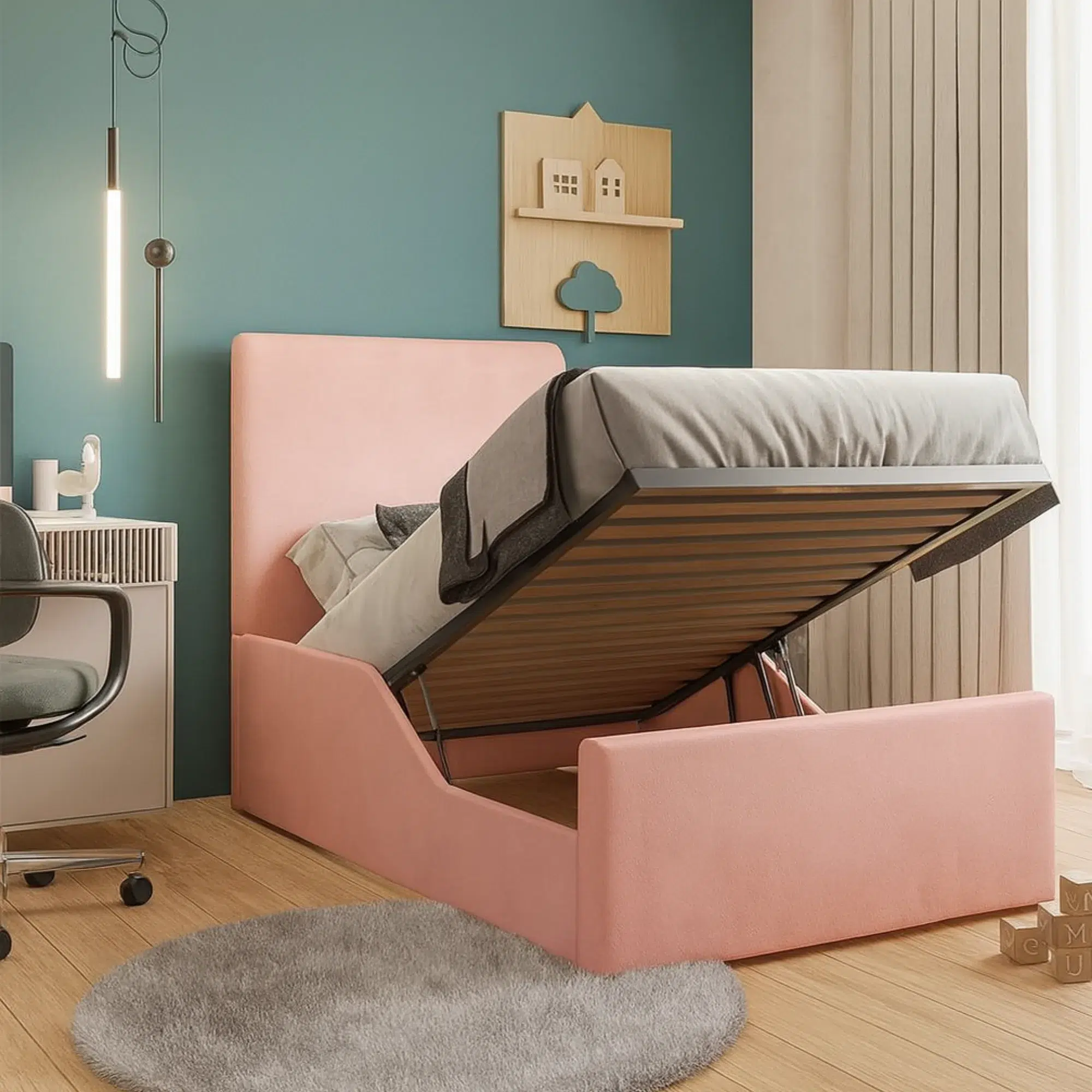 Blush Arc Kids Bed