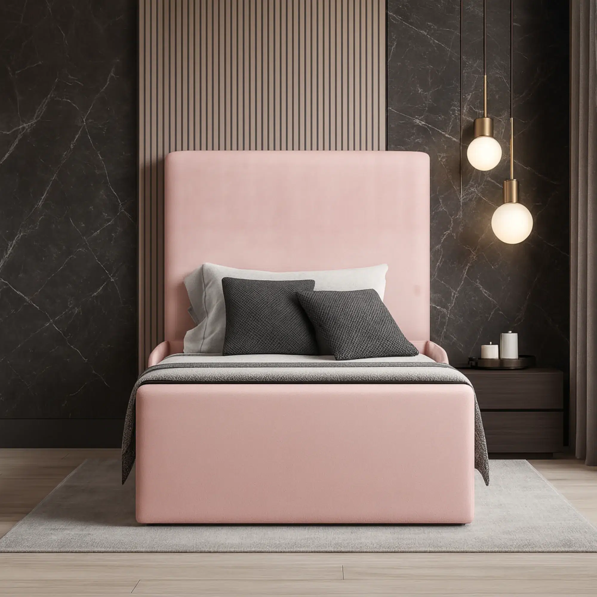 Blush Arc Kids Bed