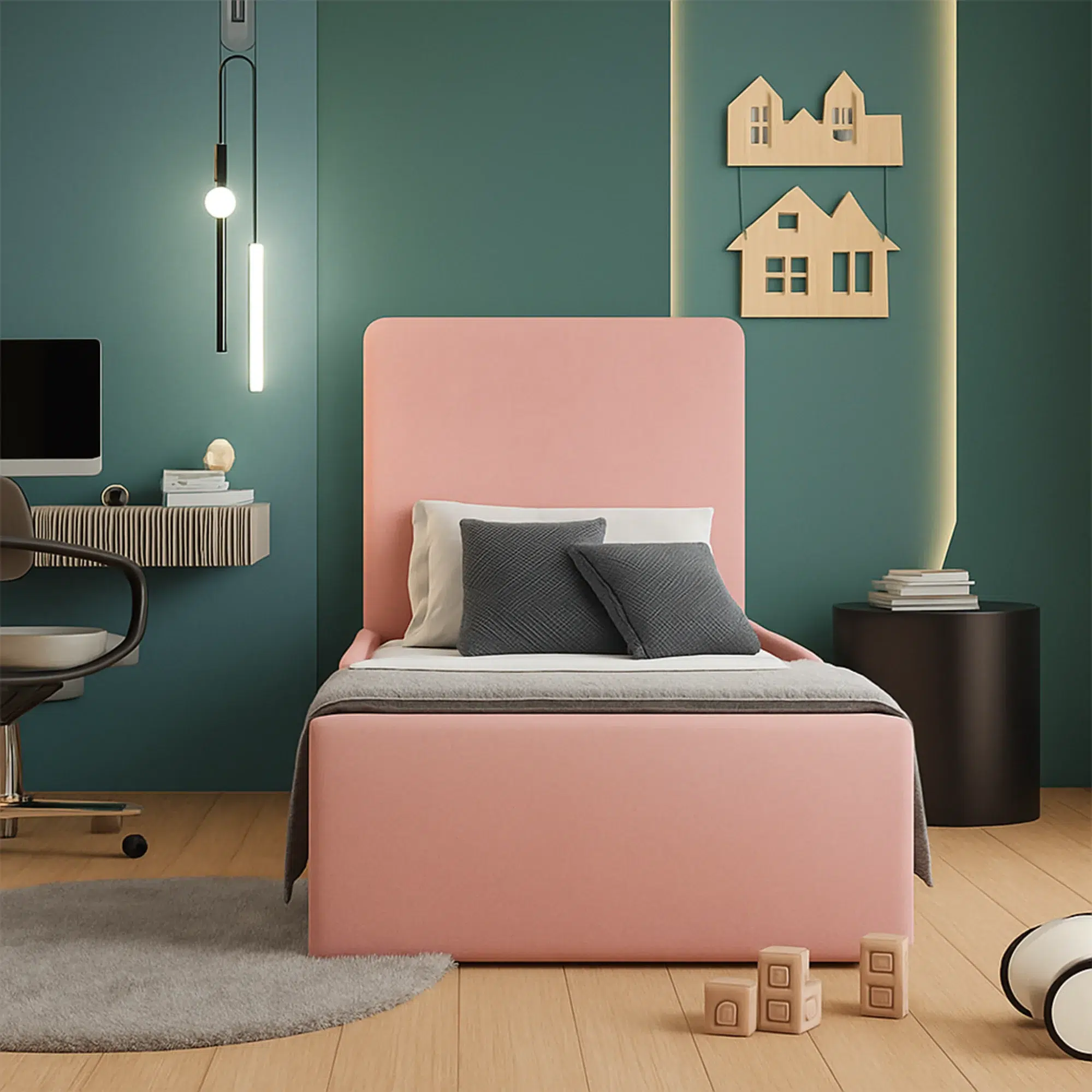 Blush Arc Kids Bed