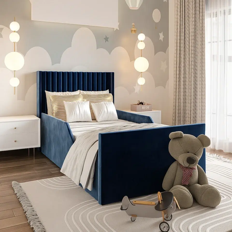 Cuddle Stripe Kids Bed