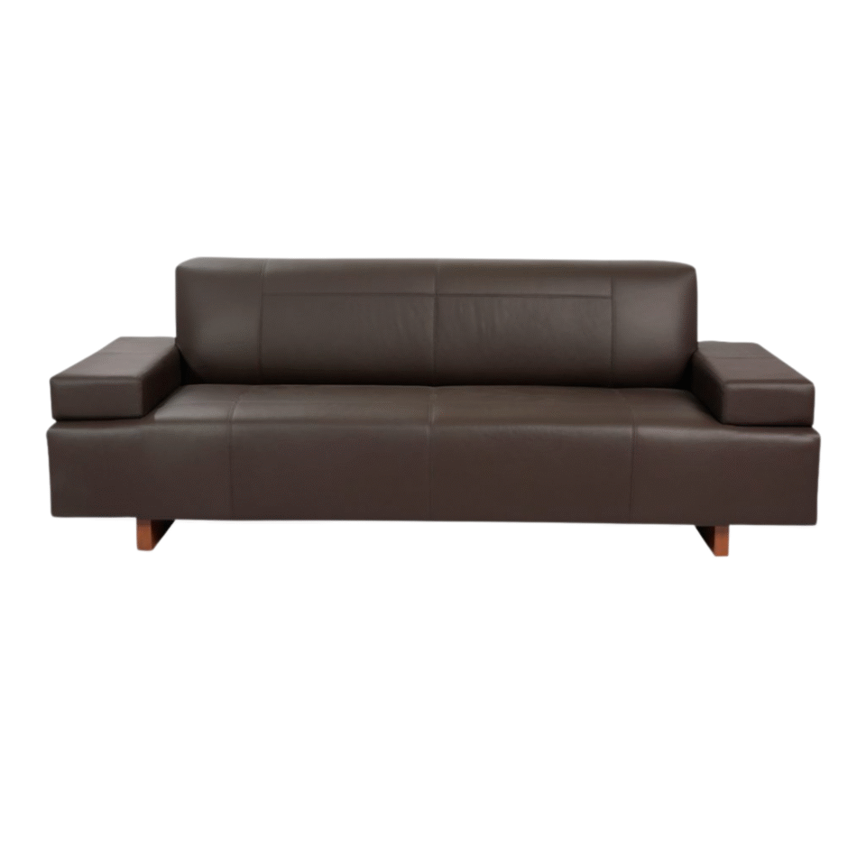 Uffis Wood Three Seater Sofa