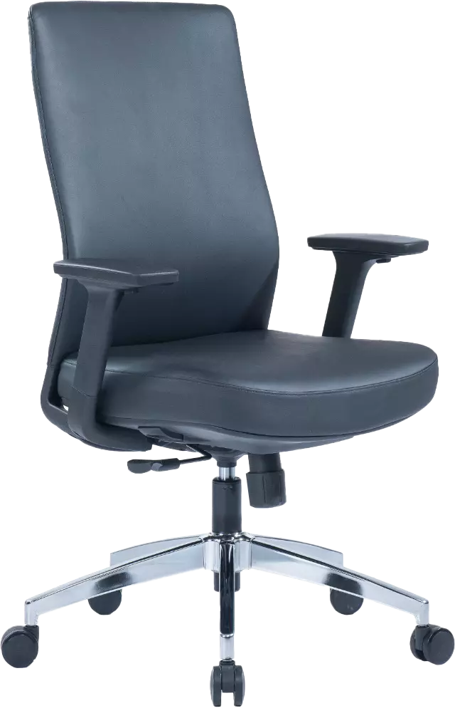 Adrik Medium Back Leather Chair…
