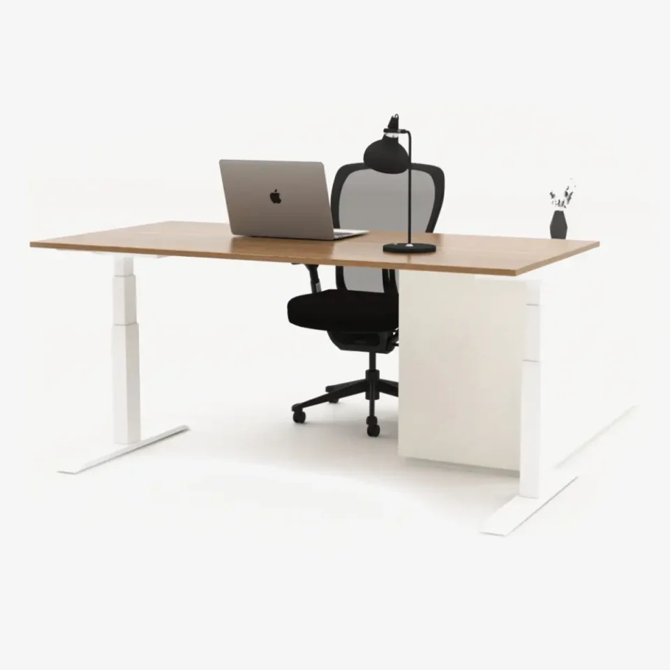Aztrolift Height Adjustable Desk with Side Cabinet…