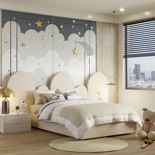 Circus Velvet Bed with Wall Panels…