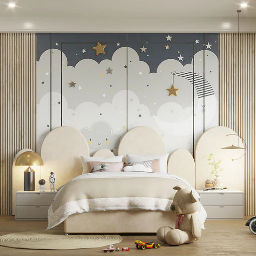Circus Velvet Bed with Wall Panels…