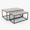 Cloude Dual Rectangular Coffee Table