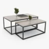 Cloude Dual Rectangular Coffee Table