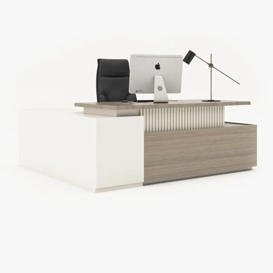 Kuadro Executive L-Shape Desk