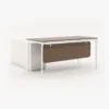 Eleganta Series L-Shape Desk with Built-In Storage
