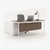 Eleganta Series L-Shape Desk with Built-In Storage