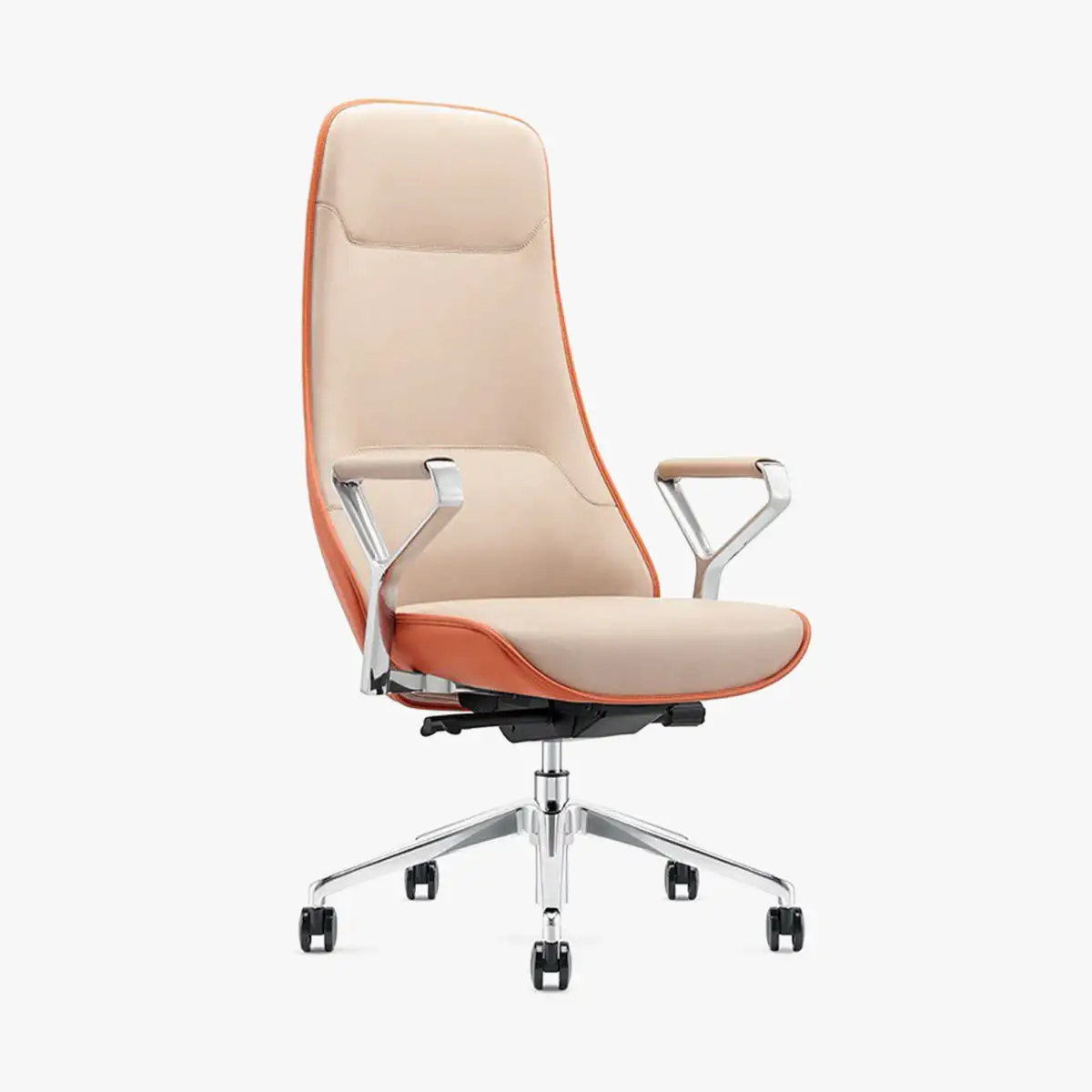 Ellia High Back Leather Chair