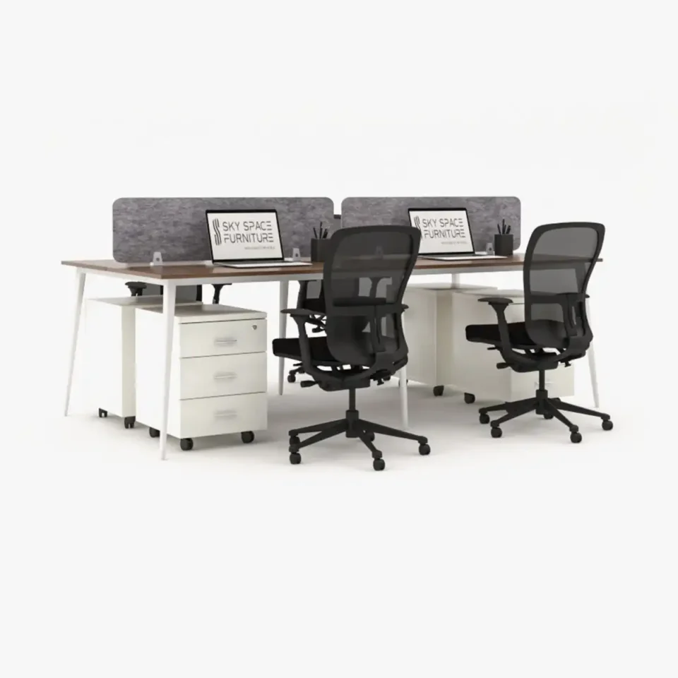 Flexki Face to Face Workstation Cluster of 4…