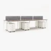 Flexki Face to Face Workstation Cluster of 6