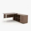 Flexia L-Shape Executive Desk with Built-In Storage