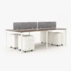 Nove Face to Face Workstation Cluster of 4
