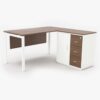 Novaz L-Shape Executive Desk with Built-In Storage