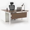 Novaz L-Shape Executive Desk with Built-In Storage
