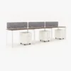 Nove In-Line Workstation Cluster of 3