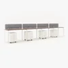 Nove In-Line Workstation Cluster of 4
