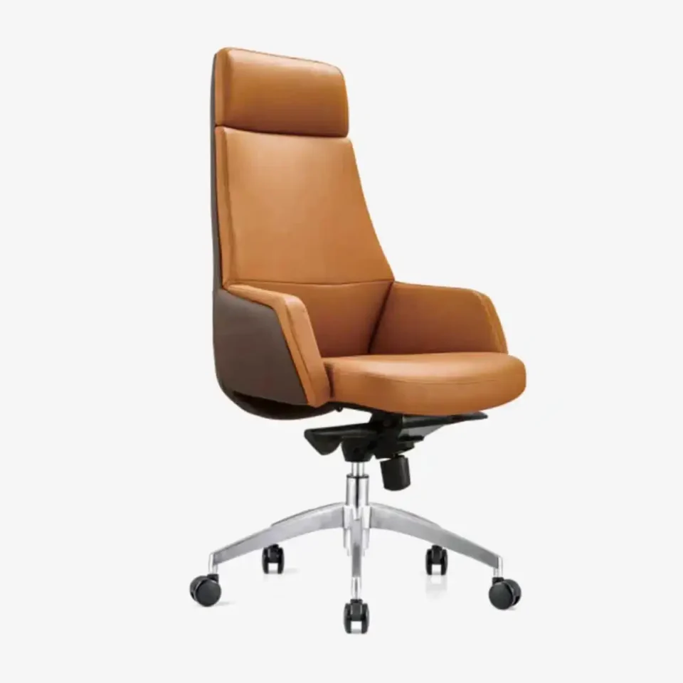 Primo High Back Leather Chair