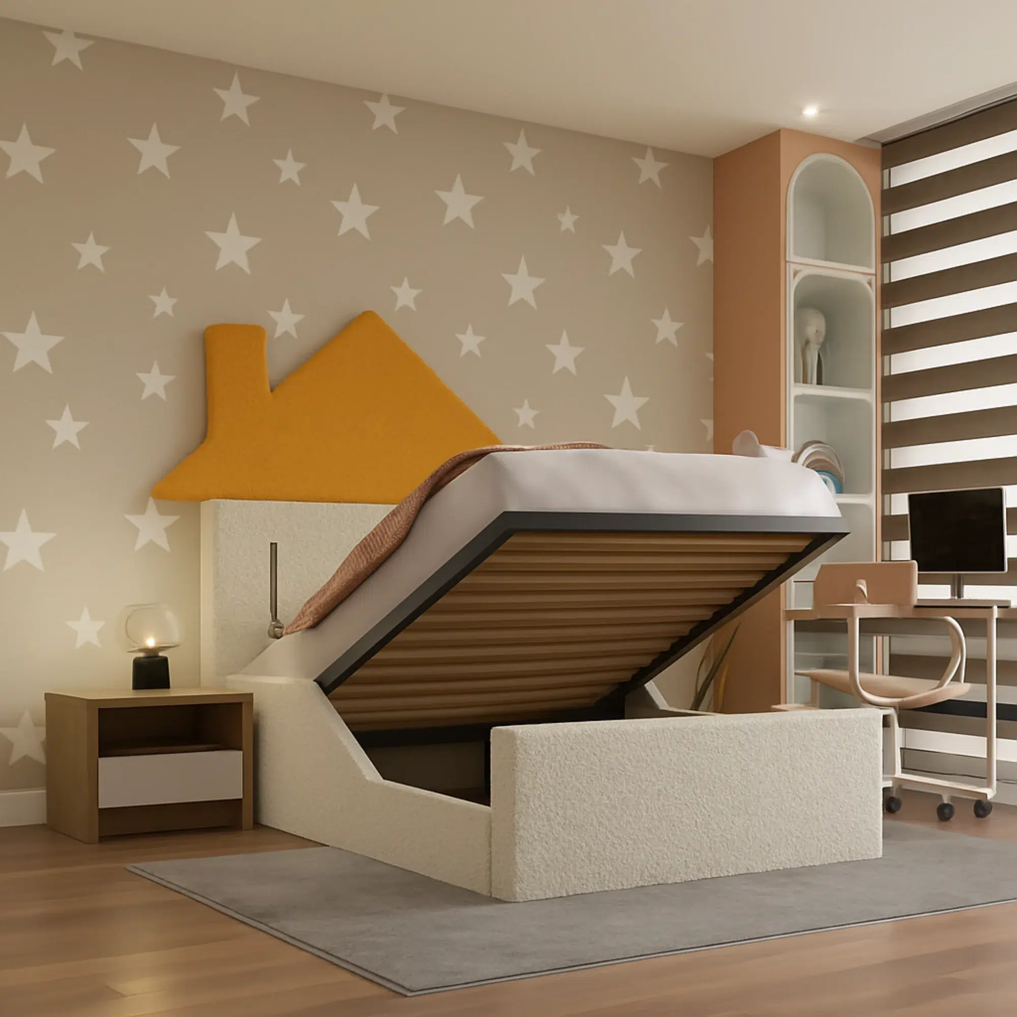 Cozy House Kids Bed