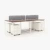 Urbanz Face to Face Workstation Cluster of 4