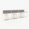 Urbanz In-Line Workstation Cluster of 3