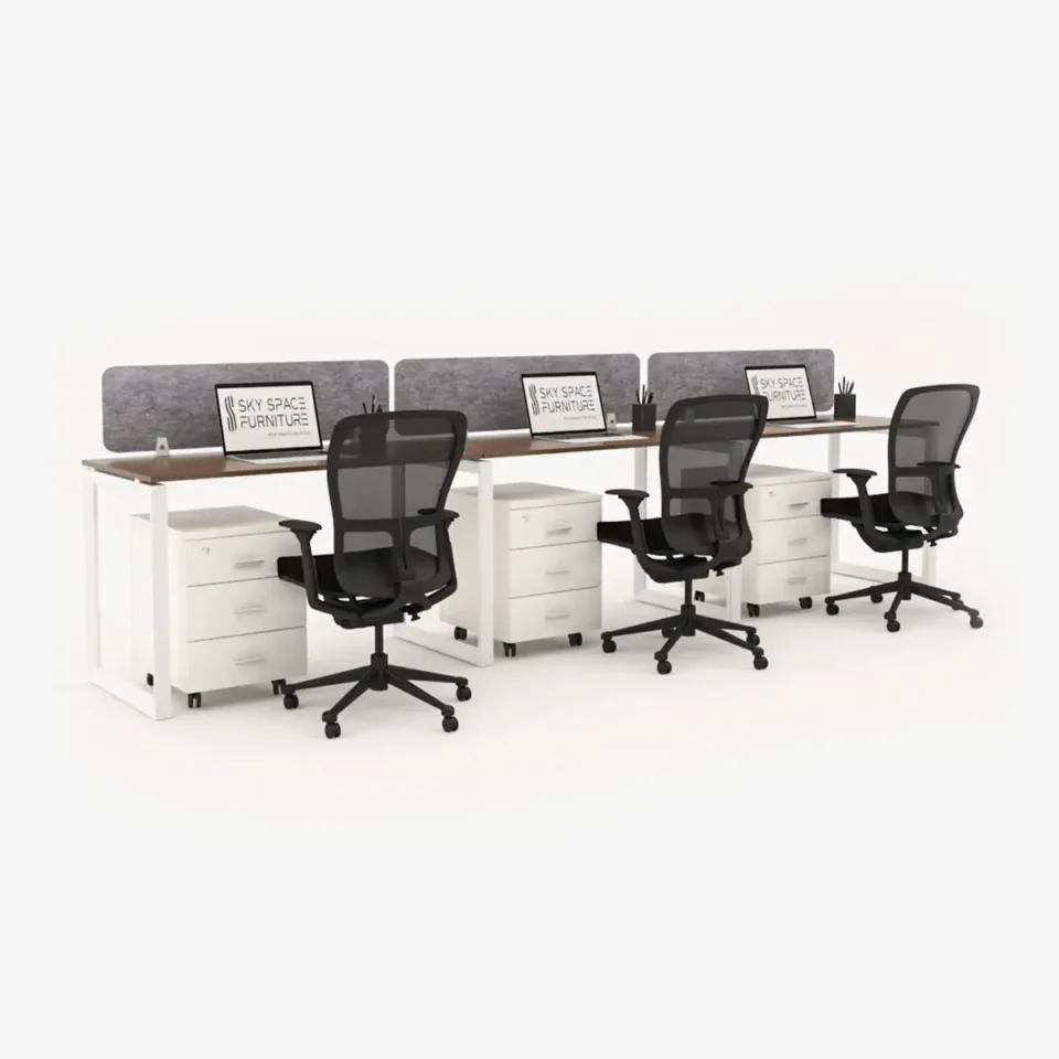 Urbanz In-Line Workstation Cluster of 3