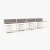Urbanz In-Line Workstation Cluster of 4