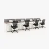 Urbanz In-Line Workstation Cluster of 4
