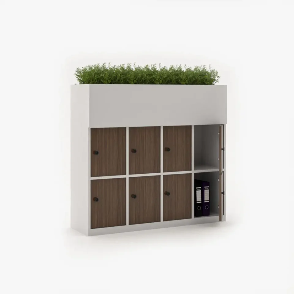 Vitaa Workstation Side Cabinet with Planter