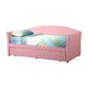 VELORA Faux Leather Daybed with Trundle