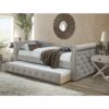 GRAVEN Tufted Twin Daybed with Trundle