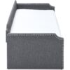 TAVIRA Upholstered Daybed with Trundle