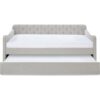 DOVINA Dove Grey Daybed with Trundle