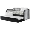 ZENDRA Fabric Upholstered Wooden Daybed