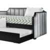 ZENDRA Fabric Upholstered Wooden Daybed