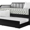 ZENDRA Fabric Upholstered Wooden Daybed